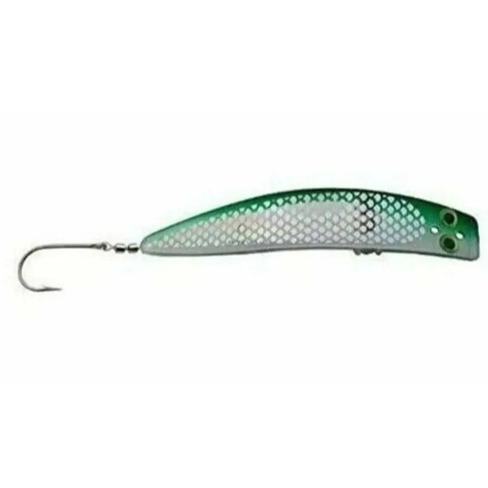 Pro-Troll Fishing Lure Green Herring Size 5.0 Electronic E-Chip Rigged Swivel - Picture 1 of 2